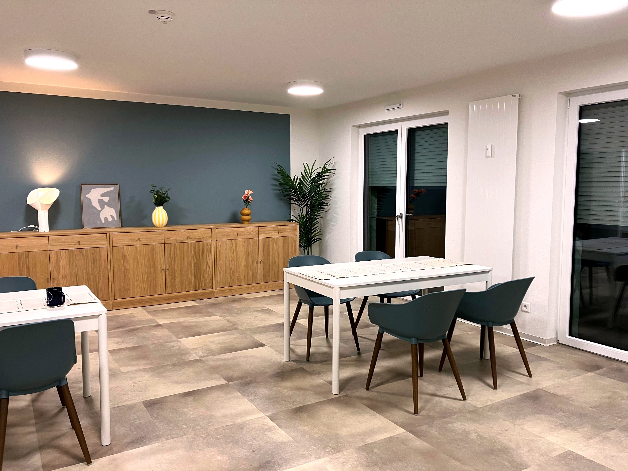 Gemeinschaftszimmer in der Intensivpflege-WG